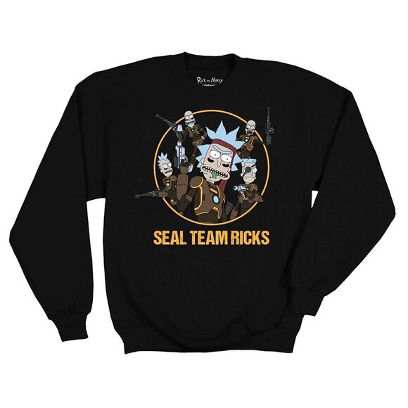 Ripple Junction | Shirts | Rick And Morty Seal Team Ricks Black ...